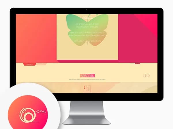 OPAL — Design UI / UX, Dezvoltare, E-commerce, Branding, Modă, Responsive · by Level UI