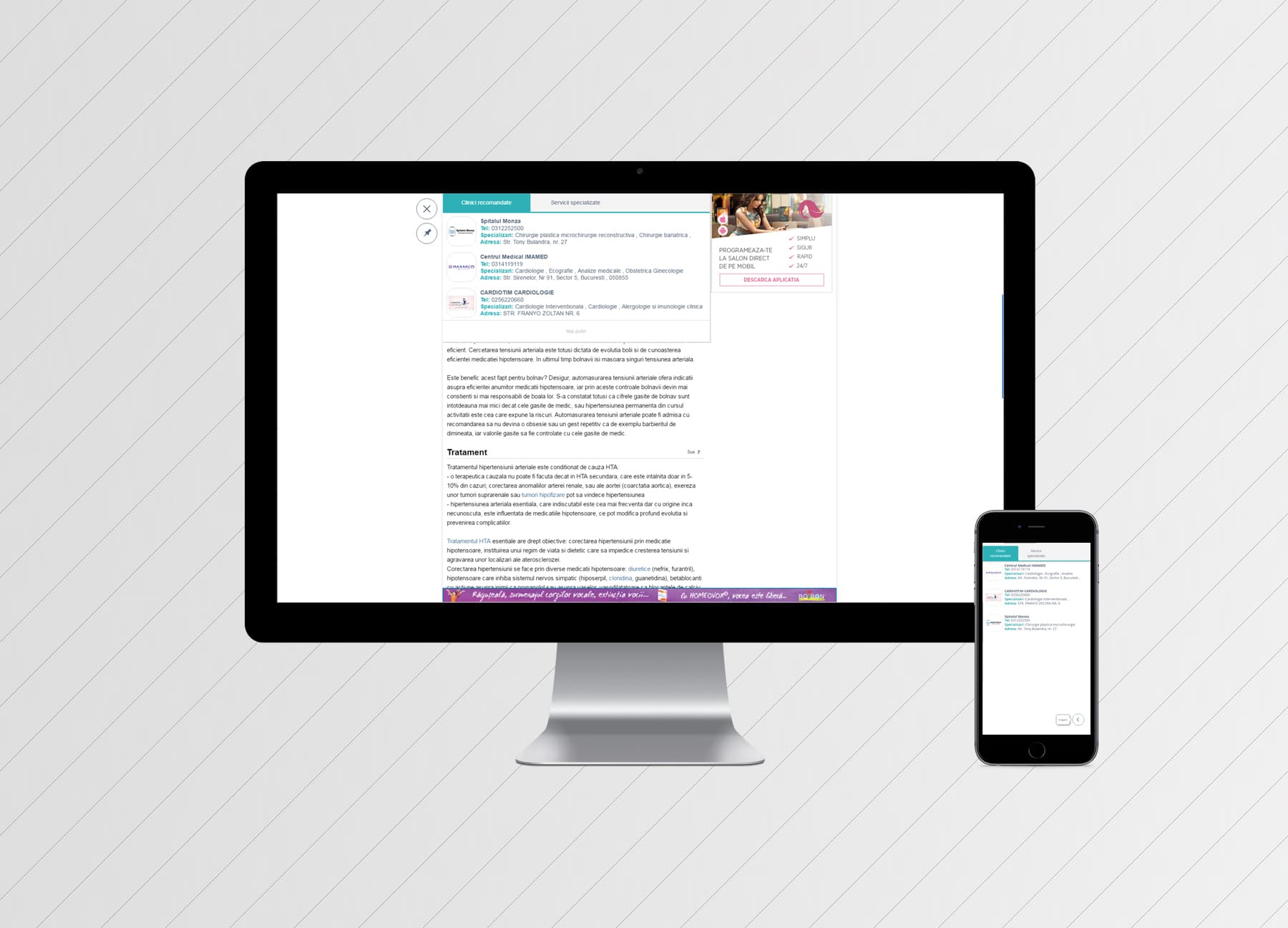 Sfatulmedicului.ro Widgets — Design UI/UX & Dezvoltare Frontend project by Level UI for Sfatulmedicului.ro (Medlife) (1)