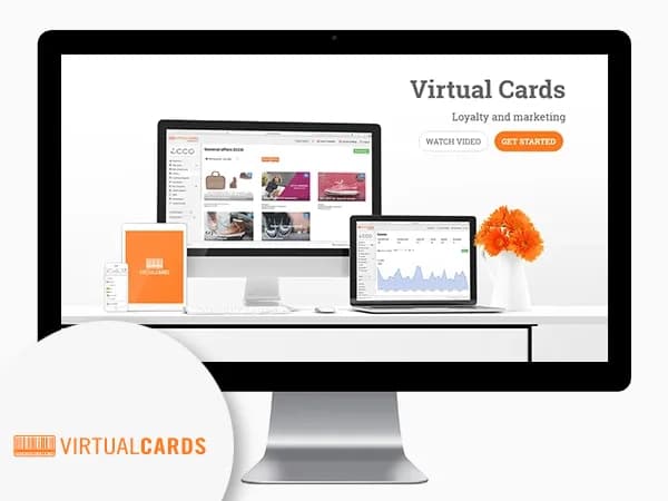 Website VirtualCards — Design UI / UX, Dezvoltare, Site de marketing, Responsive · by Level UI