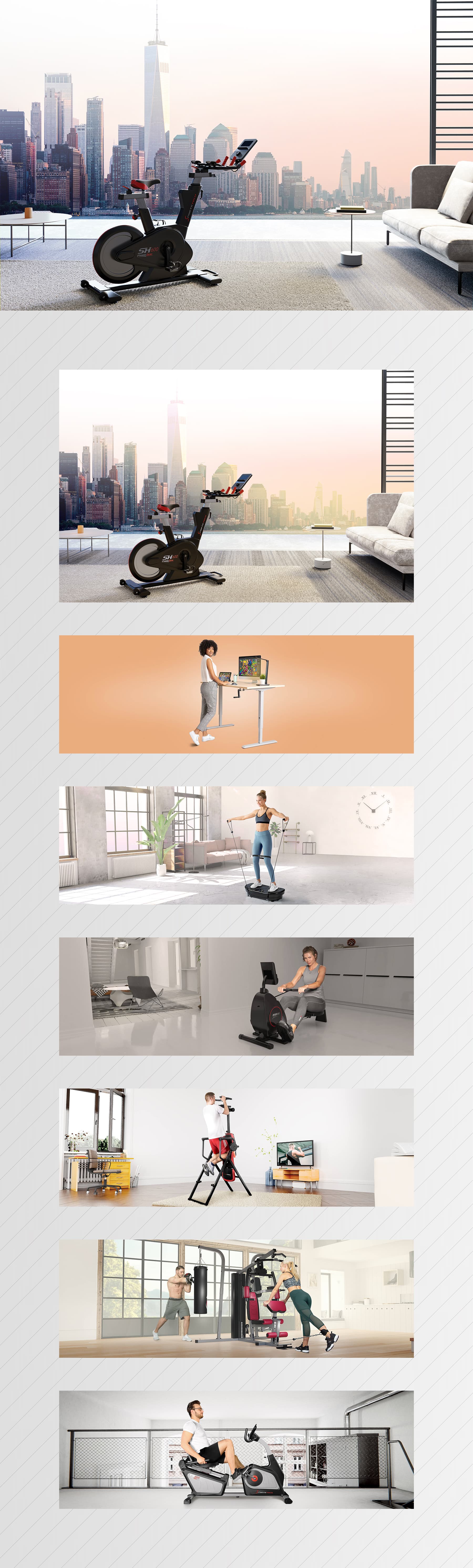 Blender 3D Scenes — Design Grafic & Motion Graphics project by Level UI for Sportstech